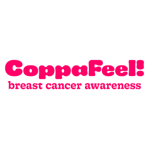 CoppaFeel! Breast cancer awareness logo.