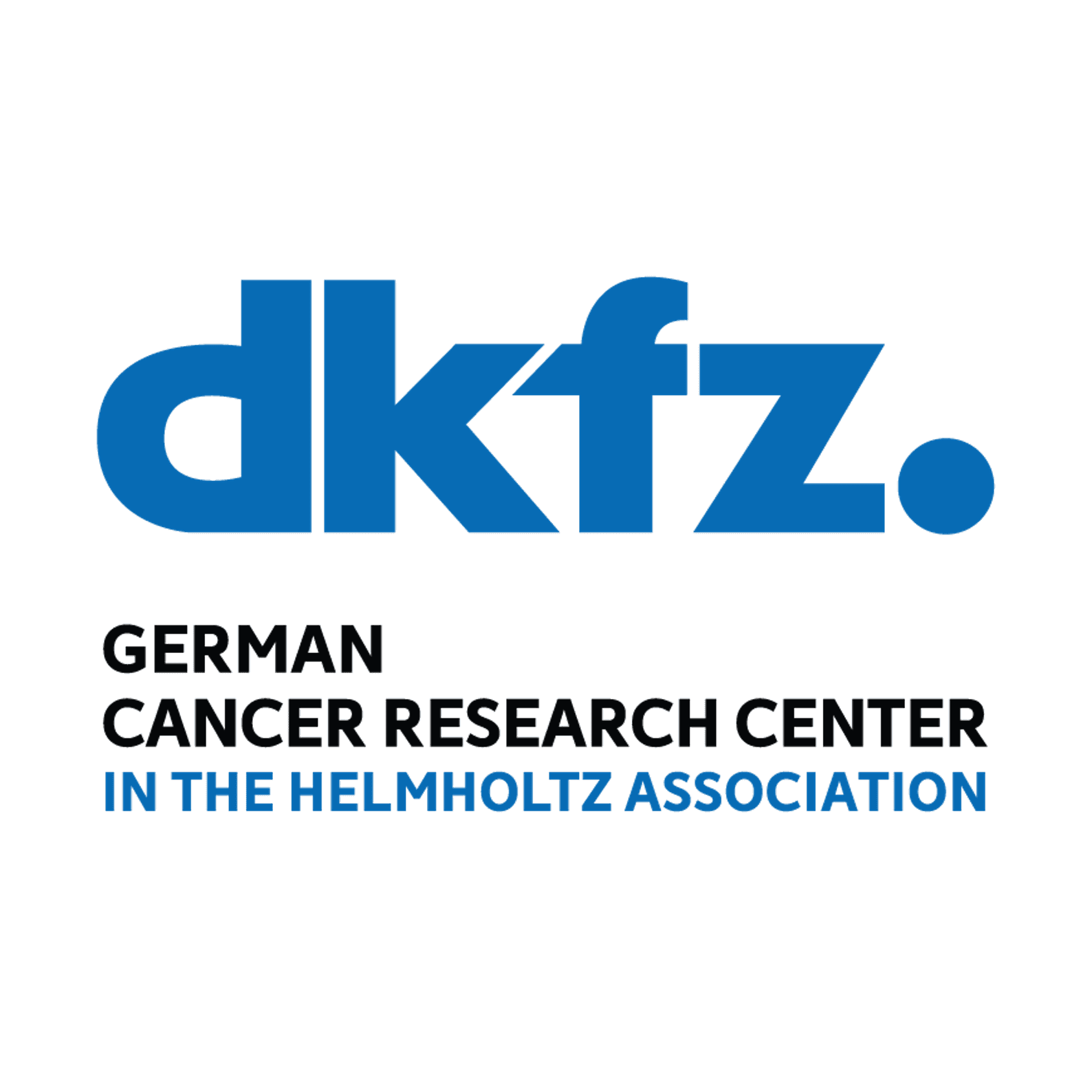 DKFZ German Cancer Research Center in the Helmholtz Association logo.