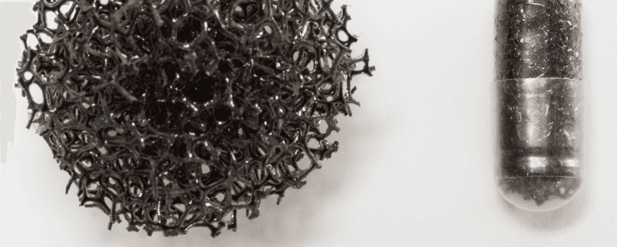 Image of a capsule sponge test.