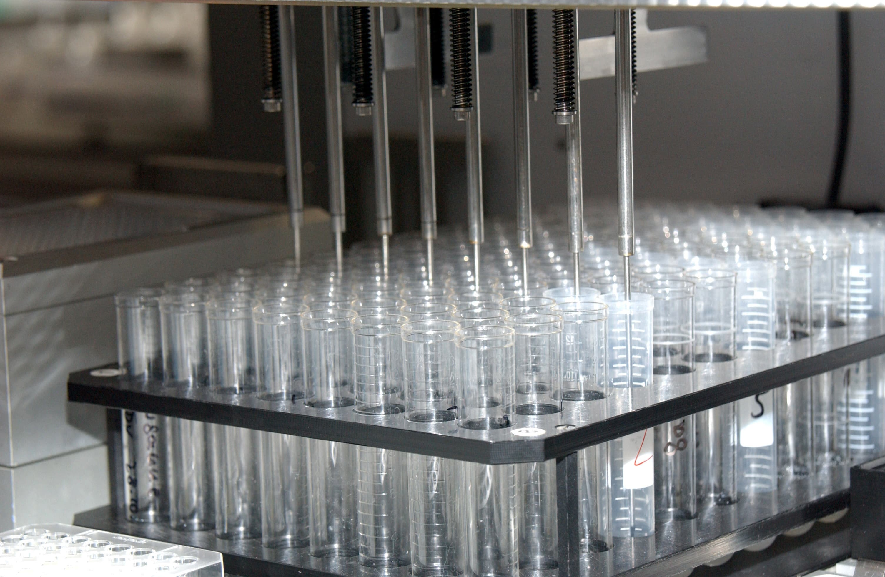 Test tube samples.